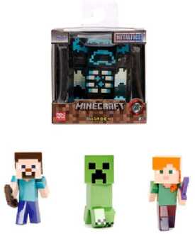 Jada Toys Minecraft Nano Metalfigs Diecast Mini Figures 6 cm Assortment (12)