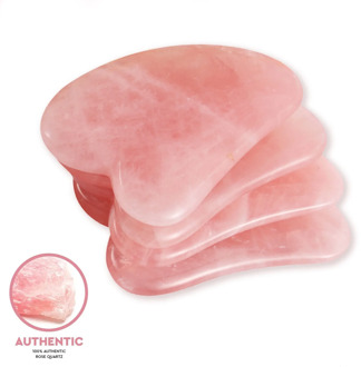 Jade Roller Rose Quartz Gua Sha Stone Set Pink Jade Massager For Face Slim Body Skin Lifting Massage Tool Beauty Care Women Gift