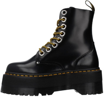 Jadon Max biker boot van leer Zwart - 38