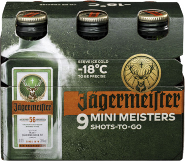 Jägermeister 9 x 2cl