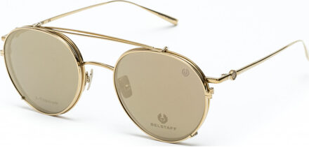 JAGGED-DORADO-TITANIUM JAGGED 53 DORADO TITANIUM Opticals met Clip On Zonnebril - maat Goud