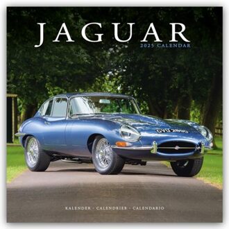 Jaguar Calendar 2025 Square Car Wall Calendar - 16 Month - Browntrout Wandkalender - Avonside Publishing Ltd