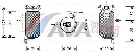 Jaguar Droger, airconditioning JRD021