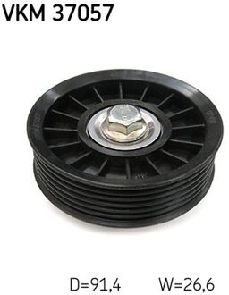 Jaguar Geleide rol/omdraairol, Poly V-riem VKM37057