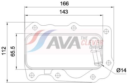 Jaguar Oliekoeler, motorolie AU3367