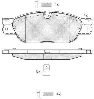 Jaguar Remblokken set