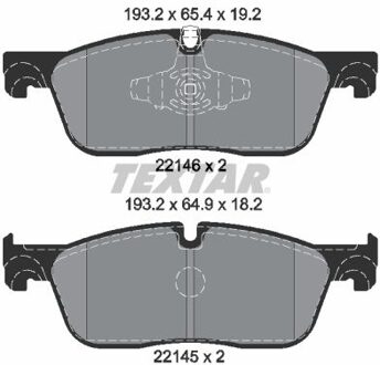 Jaguar Remblokkenset, schijfrem 2214601