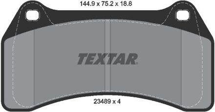 Jaguar Remblokkenset, schijfrem 2348901