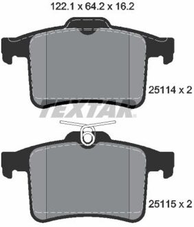 Jaguar Remblokkenset, schijfrem 2511401