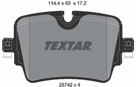 Jaguar Remblokkenset, schijfrem 2574201