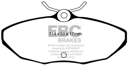 Jaguar Remblokkenset, schijfrem DP1221