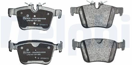 Jaguar Remblokkenset, schijfrem LP3167