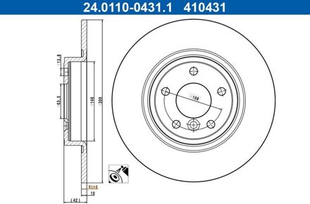 Jaguar Remschijf 24011004311