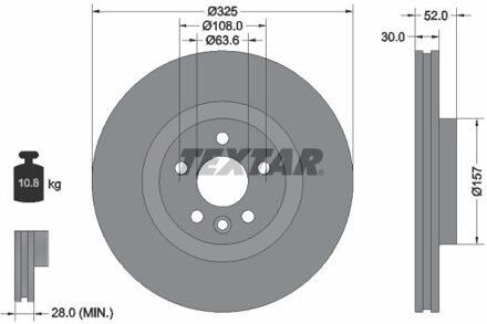 Jaguar Remschijf 92278605