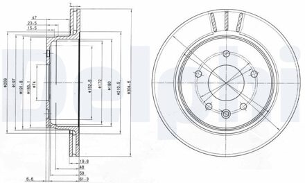 Jaguar Remschijf BG3542