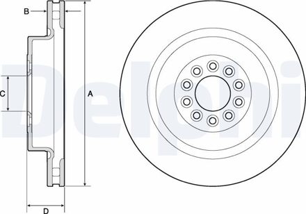 Jaguar Remschijf BG9182C