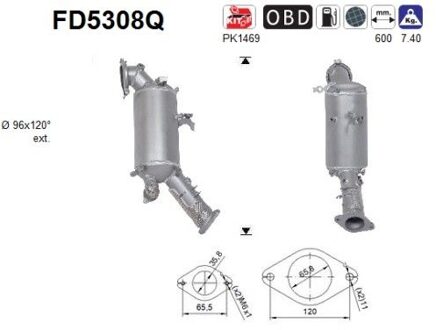 Jaguar Roetfilter FD5308Q
