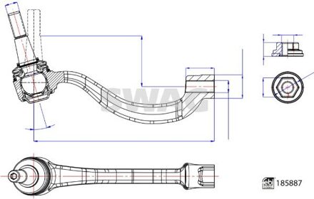 Jaguar Spoorstangeind 33110132