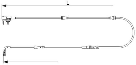 Jaguar Waarschuwingscontact, remvoering-/blokslijtage AP1146