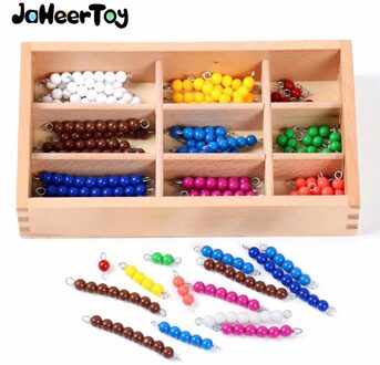 JaheerToy Bbay Leren Onderwijs Houten Speelgoed Gekleurde Kralen Tellen Figuur Math Speelgoed Voor Kinderen Houten
