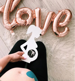 Jaju Baby Pregnant Woman Decorative Photo Frame Ultrasound Picture Frame