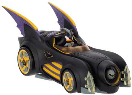 Jakks Pacific DC x Sonic - The Hedgehog Action Figure with Vehicle Shadow Batman & Batmobile 6 cm