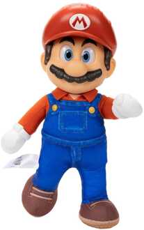 Jakks Pacific Super Mario Bros Movie - Mario Roto Knuffel (38 cm)