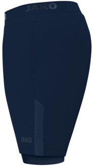 JAKO 2-in-1 short power 6276-900 - maat S Blauw