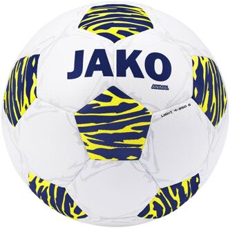 JAKO Animal Light Voetbal wit - blauw - geel - 4