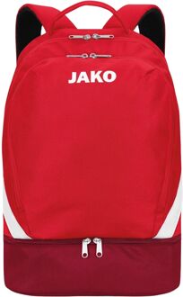 JAKO Backpack Iconic - Rugzak met Bodemvak Rood - One Size