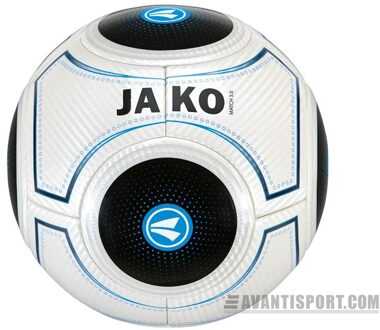 JAKO Bal Match 3.0 - Voetbal -  Algemeen - Maat 5 - Wit;Zwart;Blauw