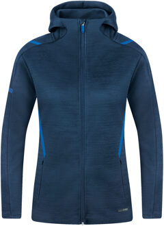JAKO Casual Zip Jacket Challenge Women - Blauw Vest Navy - 36