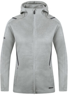 JAKO Casual Zip Jacket Challenge Women - Grijze Hoodie Grijs - 36