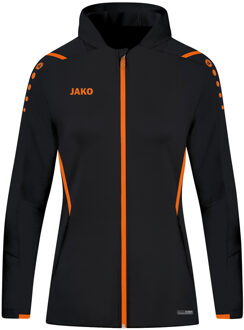 JAKO Challenge Jacket - Dames Trainingsjack Zwart - 38