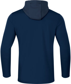 JAKO Champ 2.0 Jas Met Capuchon Marine Blauw-Donker Blauw-Hemels Blauw Maat XL