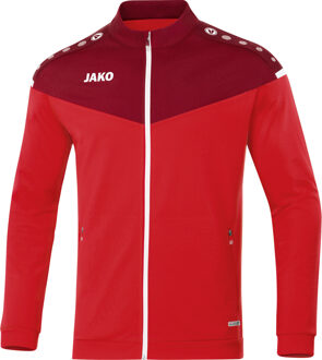 JAKO Champ 2.0 Polyesterjas Rood-Wijn Rood Maat 3XL