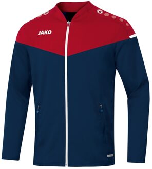 JAKO Champ 2.0 Presentatiejas Dames Marine Blauw-Chilirood Maat 34