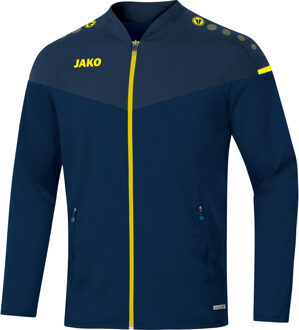 JAKO Champ 2.0 Presentatiejas Kind Marine Blauw-Donker Blauw-Fluor Geel Maat 128