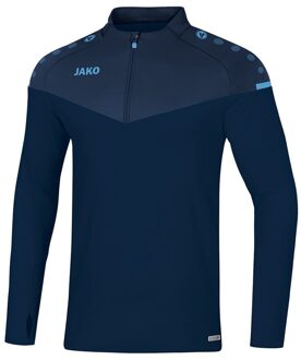 JAKO Champ 2.0 Ziptop Kind Marine Blauw-Donker Blauw-Hemels Blauw Maat 128