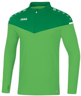 JAKO Champ 2.0 Ziptop Kind Zacht Groen-Sport Groen Maat 128