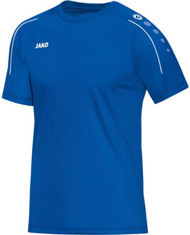 JAKO Classico T-shirt Heren Sportshirt - Maat M  - Mannen - blauw/wit