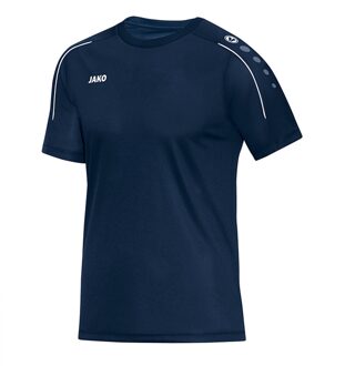 JAKO Classico T-shirt Heren  Sportshirt - Maat M  - Unisex - blauw/wit