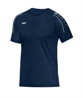 JAKO Classico T-shirt Junior Sportshirt - Maat 128  - Unisex - blauw/wit