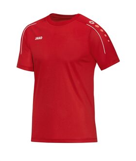 JAKO Classico T-shirt Junior  Sportshirt - Maat 128  - Unisex - rood/wit