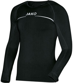 JAKO Comfort Shirt Lange Mouw Kinderen - Zwart | Maat: 116-128
