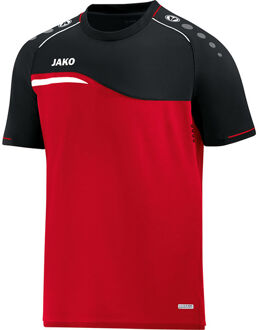 JAKO Competition 2.0 Dames T-Shirt - Voetbalshirts  - rood - 36