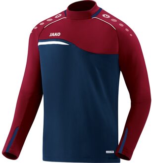 JAKO Competition 2.0 Sweater - Marine / Donkerrood | Maat: L
