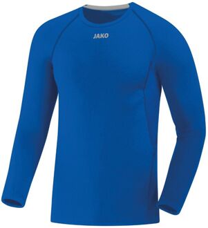 JAKO Compression 2.0 Longsleeve - Thermoshirt  - blauw kobalt - M