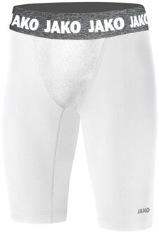 JAKO Compression 2.0 Short Tight Kinderen - Wit | Maat: 140