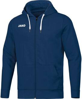 JAKO Hooded Jacket Base - Blauw - Heren - maat  M
